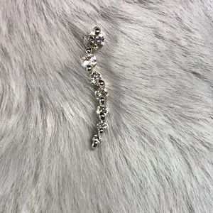 14K White Gold & Diamond Journey Pendant